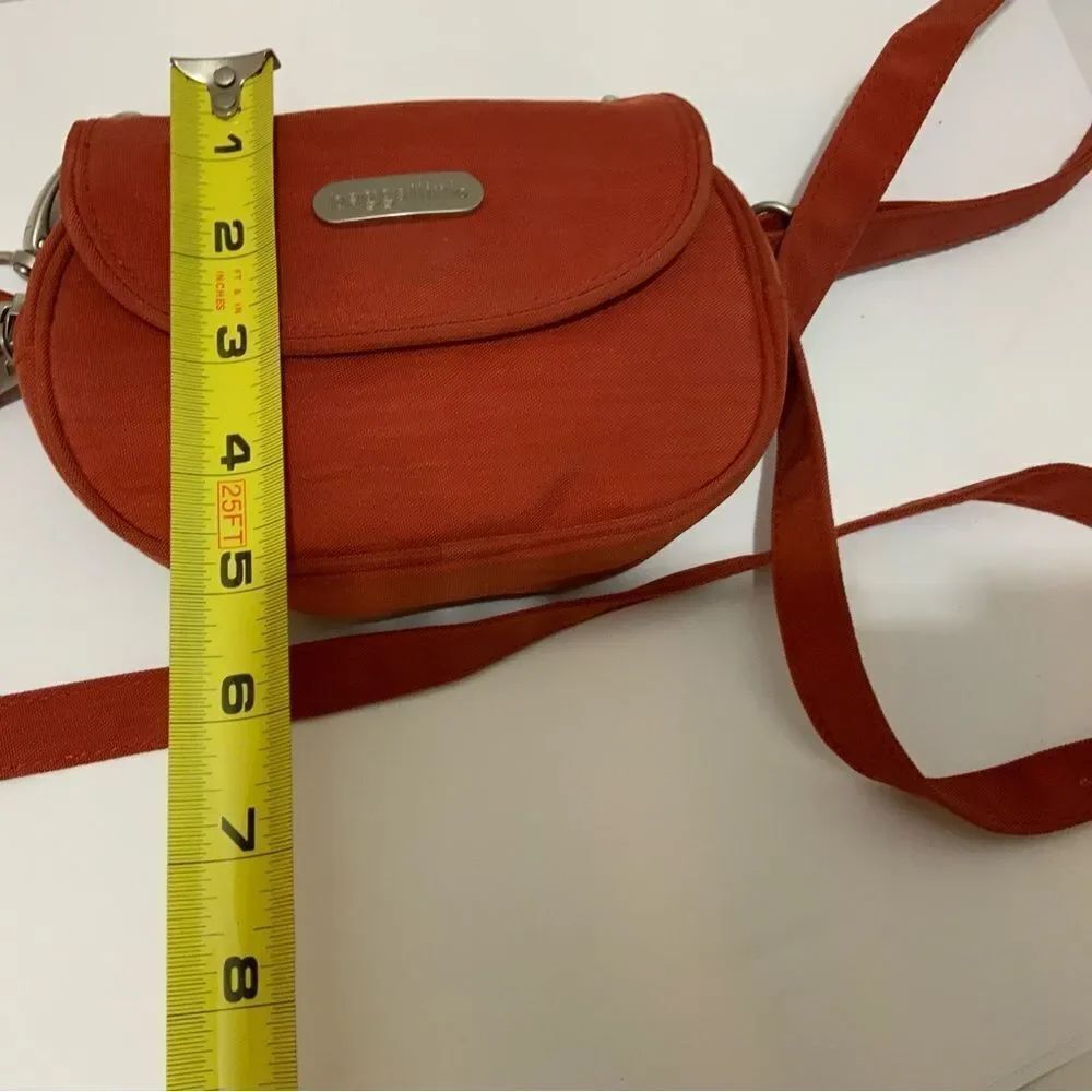 Bagallini Crossbody reddish brown small bag 7”x5”